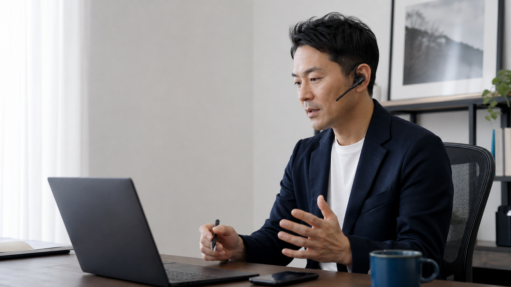 エレコム 片耳ヘッドセットLBT-HSC41レビュー|子育て中の在宅Web会議で使ってわかったこと